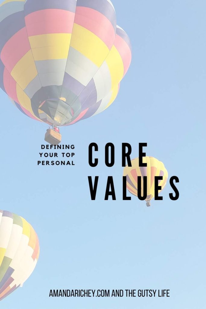 Core personal values