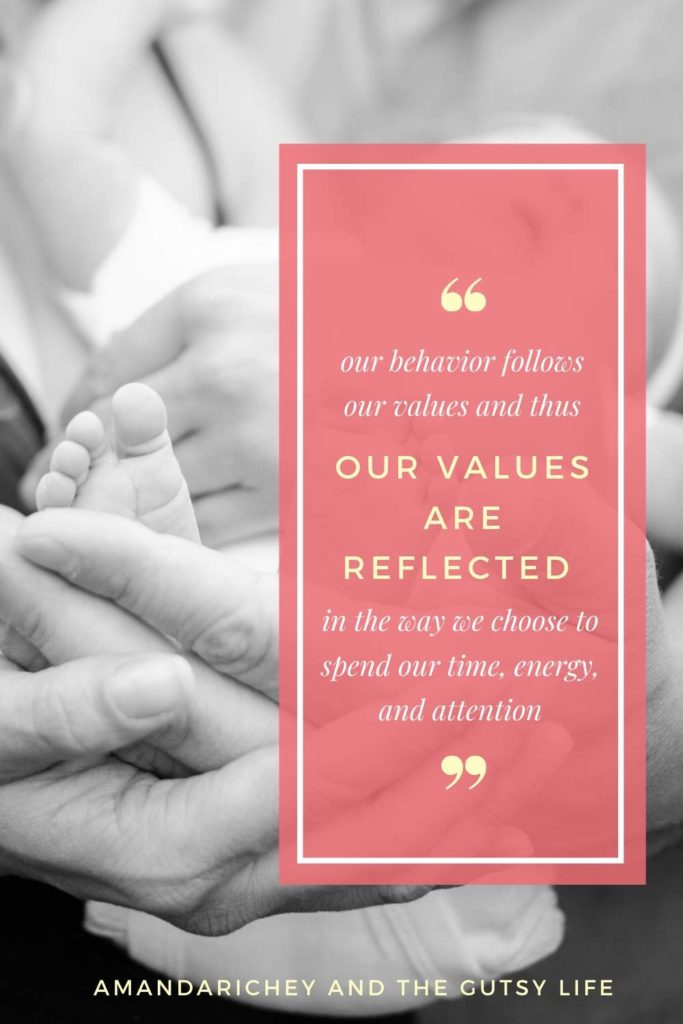 quote: personal core values